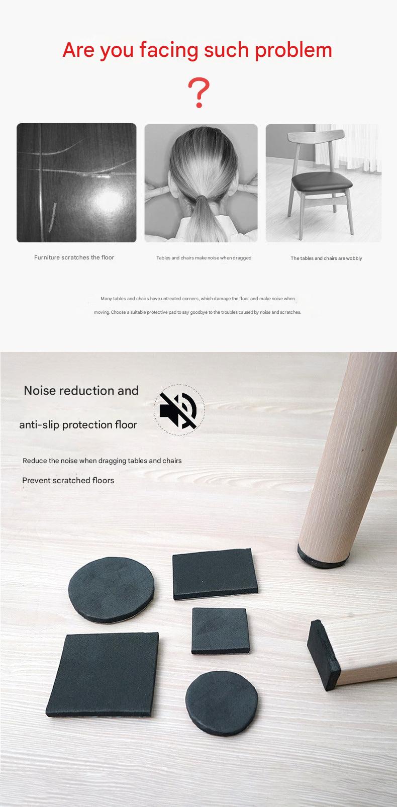 durable furniture leg pads
