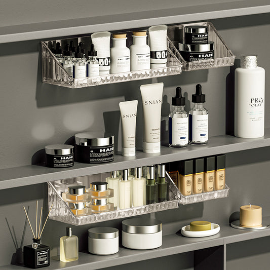 Luxurious bathroom essentials storage