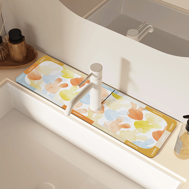 Silica Gel Water Tap Drain Mat Image 9