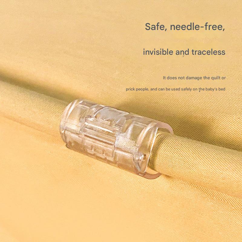 Non-slip bed sheet fastener usage on mattress image