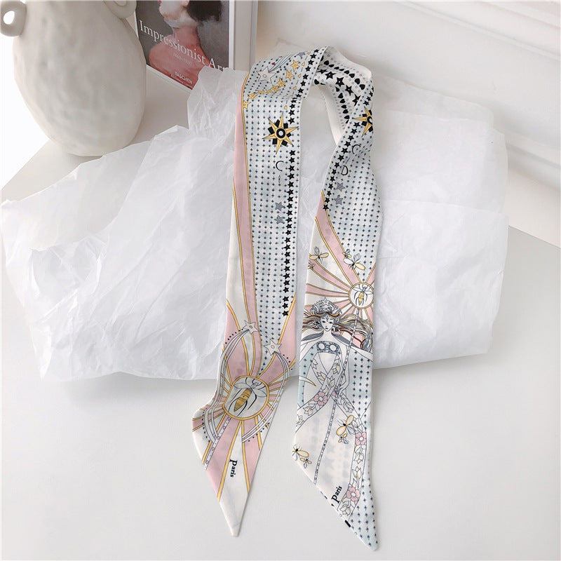 Silk scarf draped elegantly on a surface - Image 10