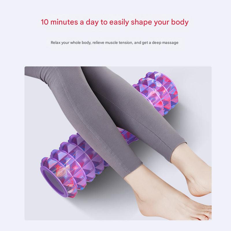 Portable 45cm foam roller for fitness