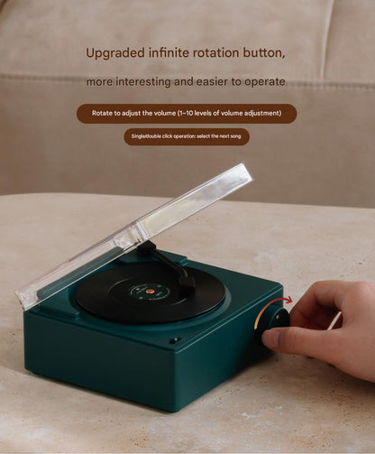 Retro Bluetooth Clock Speaker Image 2