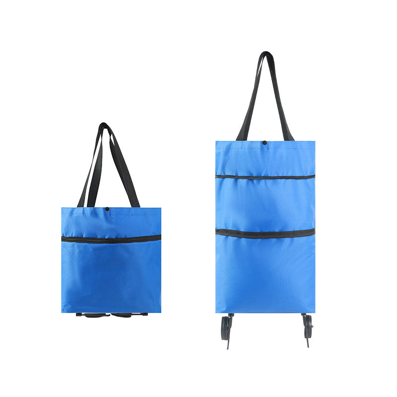 Foldable grocery shopping cart