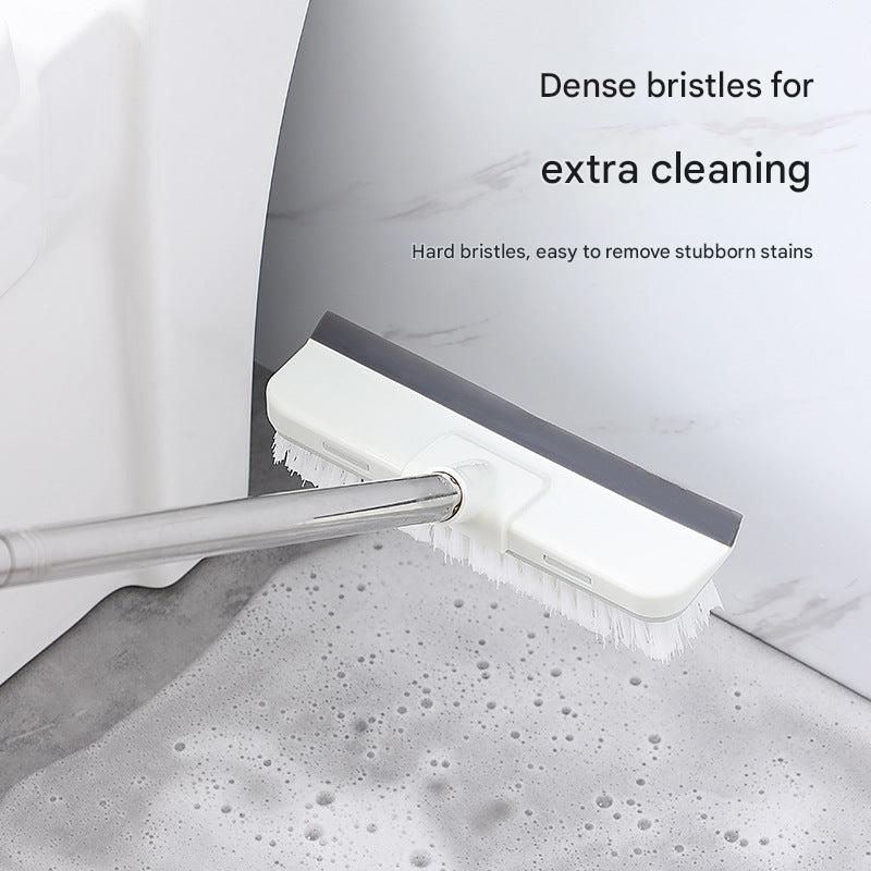 Image of bathroom cleaning brush with long handle