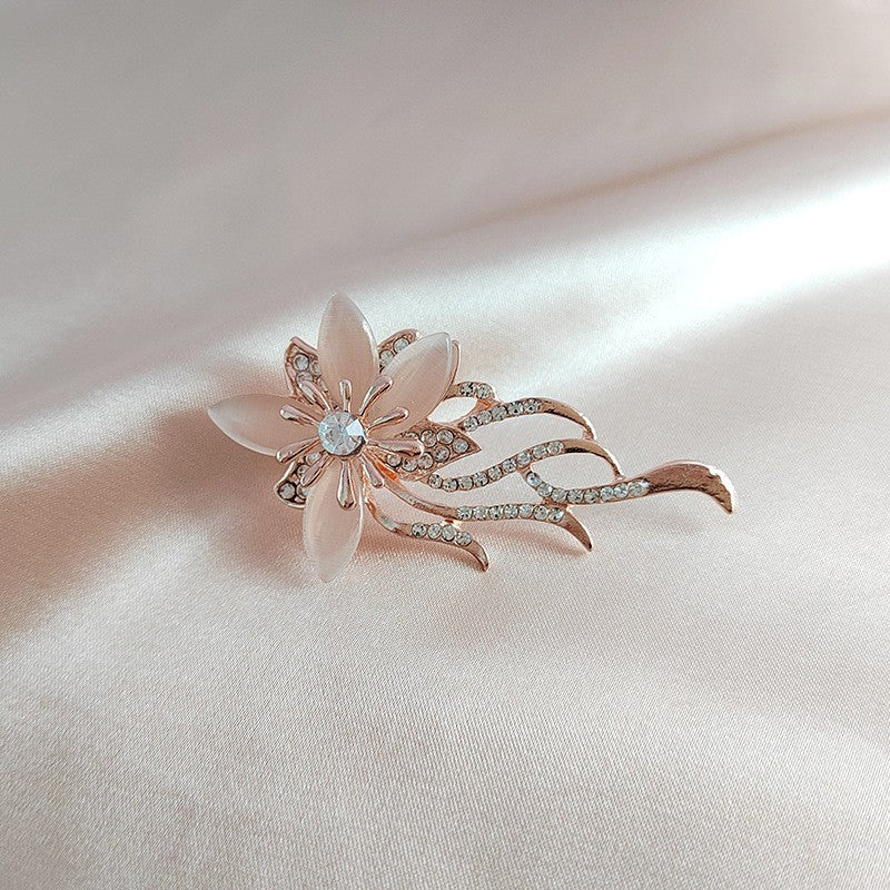vintage floral pin for women