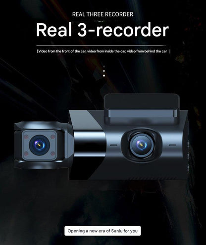 car dash cam interior view
