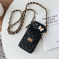Big Eyes-Butterfly Wallet-Leather Chain-Black