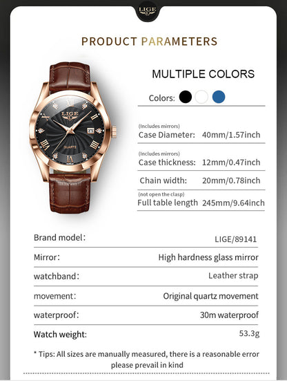 Durable stainless steel watch close-up