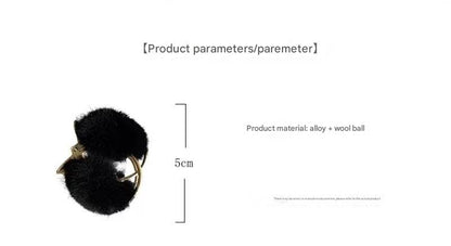 Chic Bunny Print Hair Claw