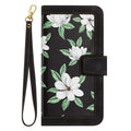 Printed leather case--black