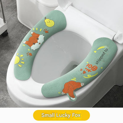 Universal fit toilet cushion for all toilet types