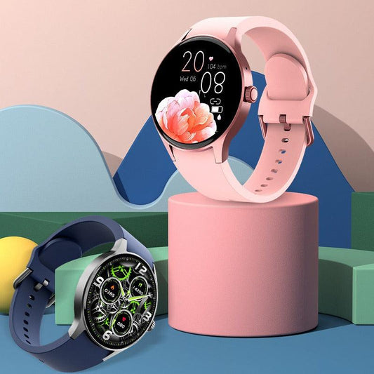 Smart Bluetooth fitness watch with heart rate monitoring
