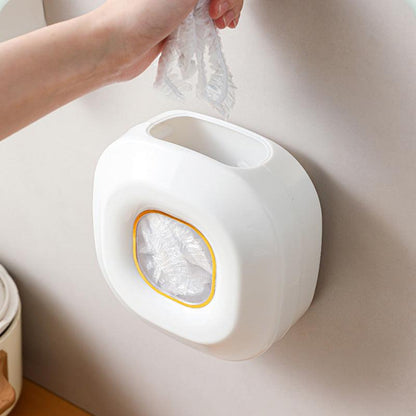 Wall-mounted storage organizer for kitchen wraps