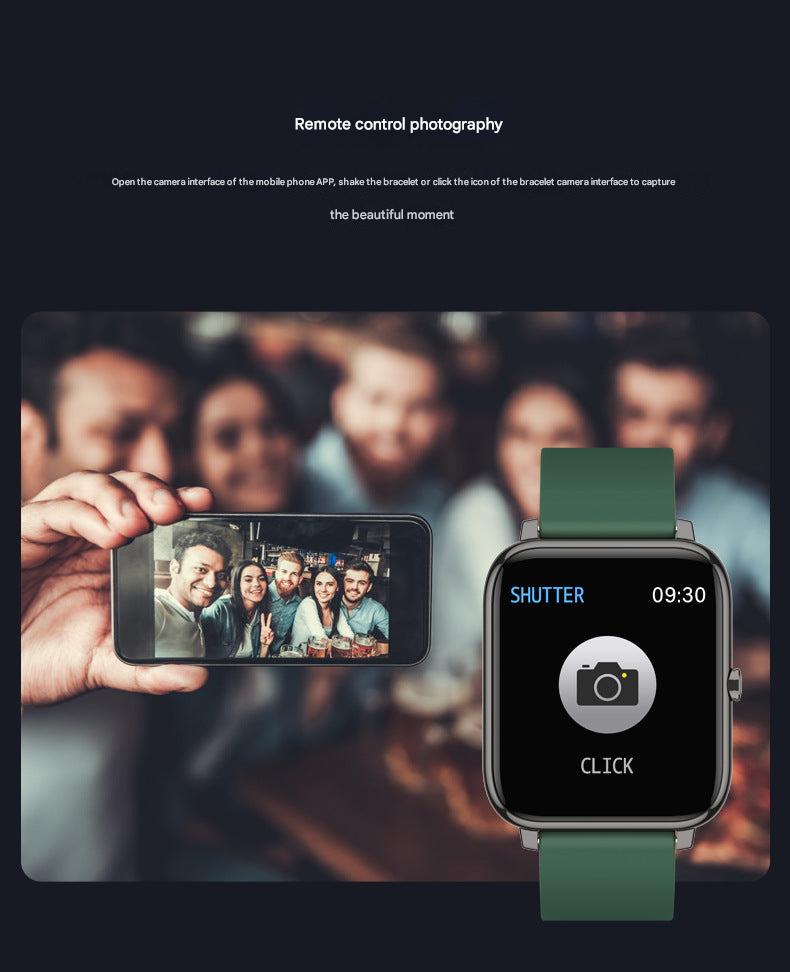 Smart Fitness Tracker Watch charging with magnetic charger