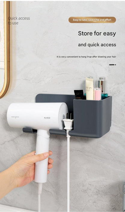 Modern hair dryer storage solution