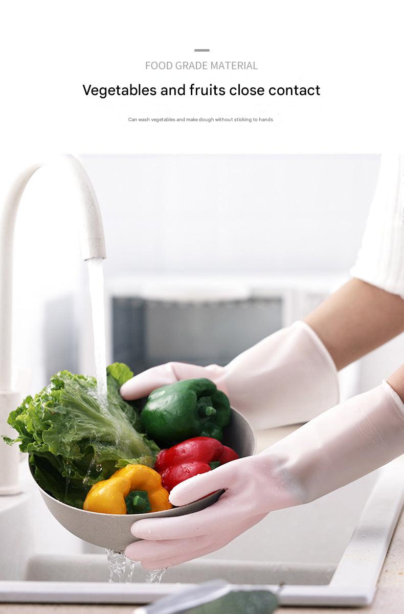 Heavy duty PVC gloves for dishwashing