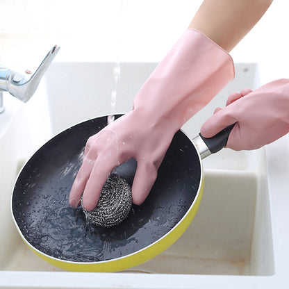Thick waterproof cleaning gloves