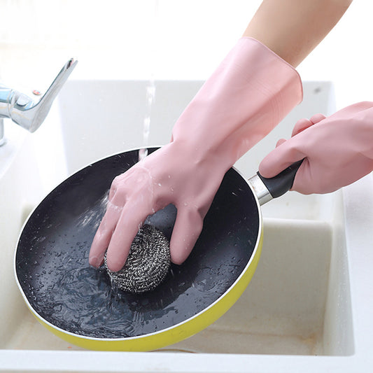 Thick waterproof cleaning gloves