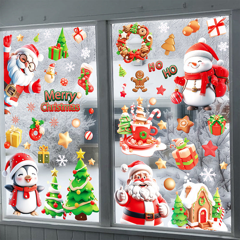 Christmas window sticker Santa Claus