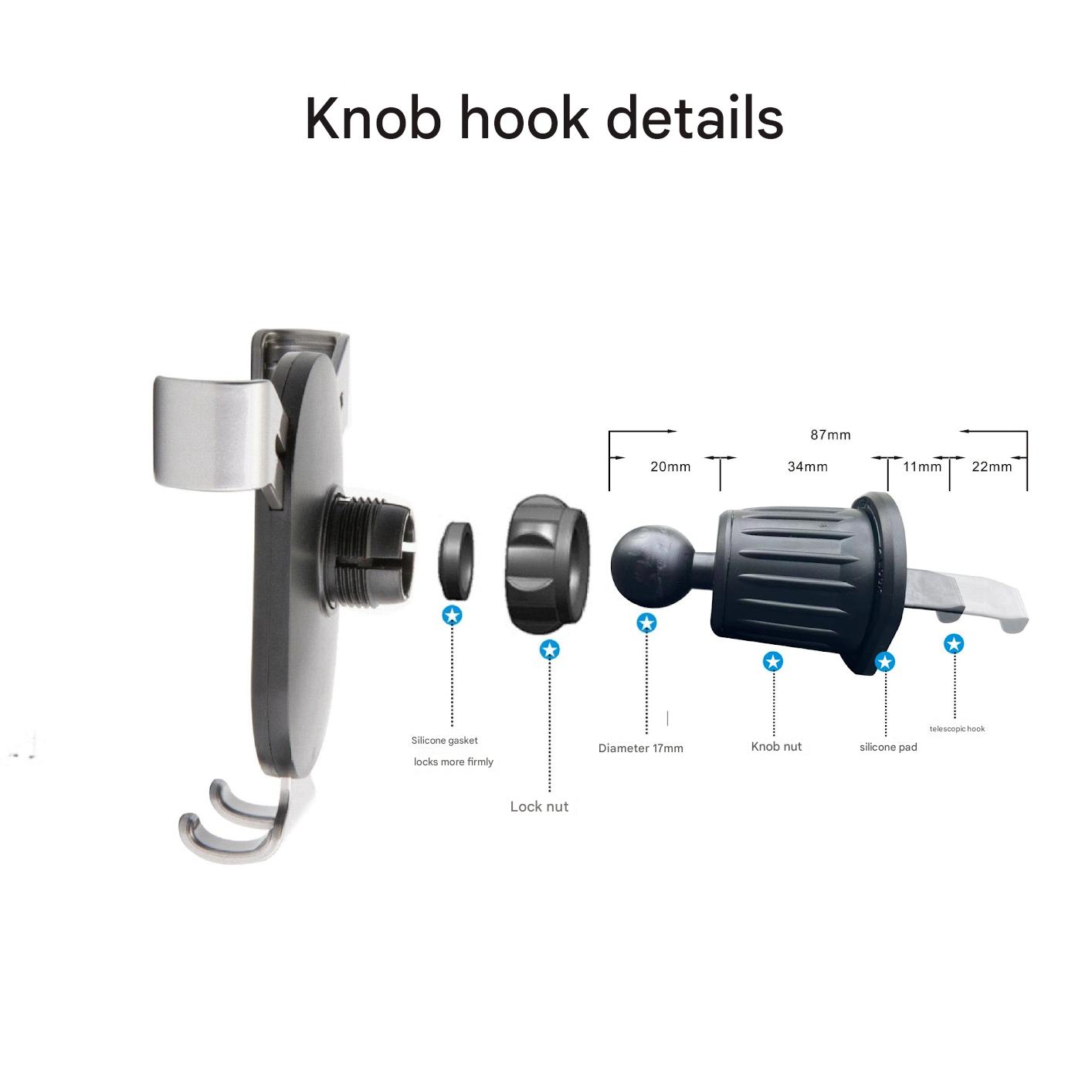 Sturdy design of air vent phone mount