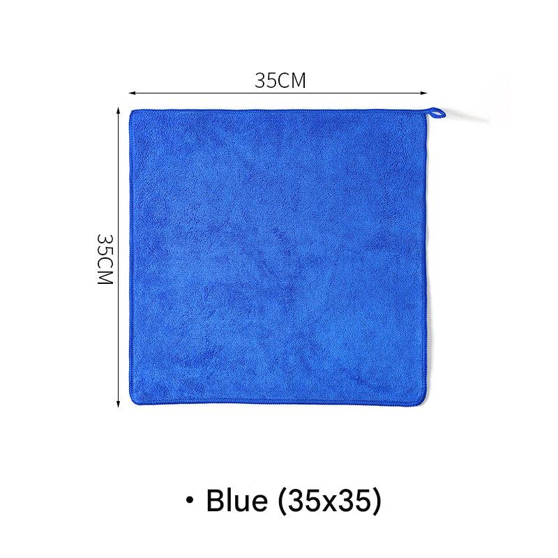 Microfiber cleaning cloth in purple color