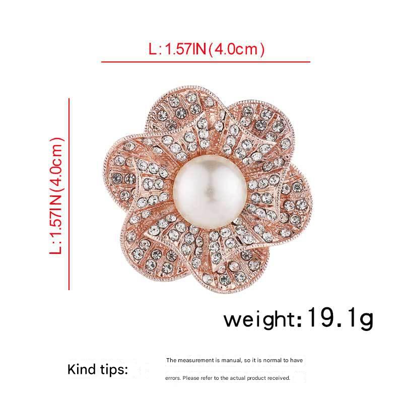 stylish brooch design on clothing image 2