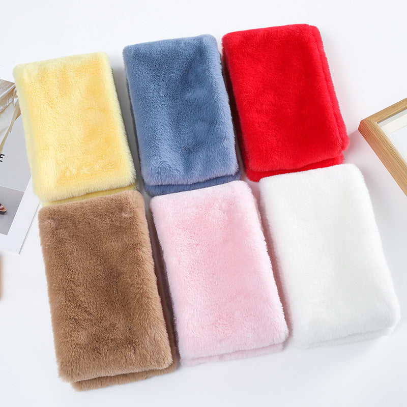 Cozy Multi-Color Faux Fur Scarf Image 8