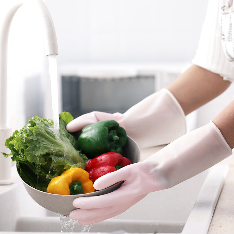 Comfortable waterproof cleaning gloves