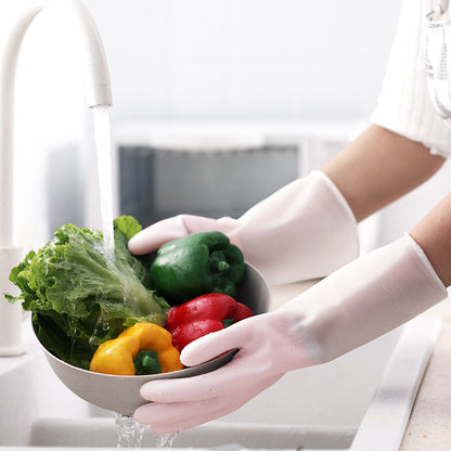 Comfortable waterproof cleaning gloves