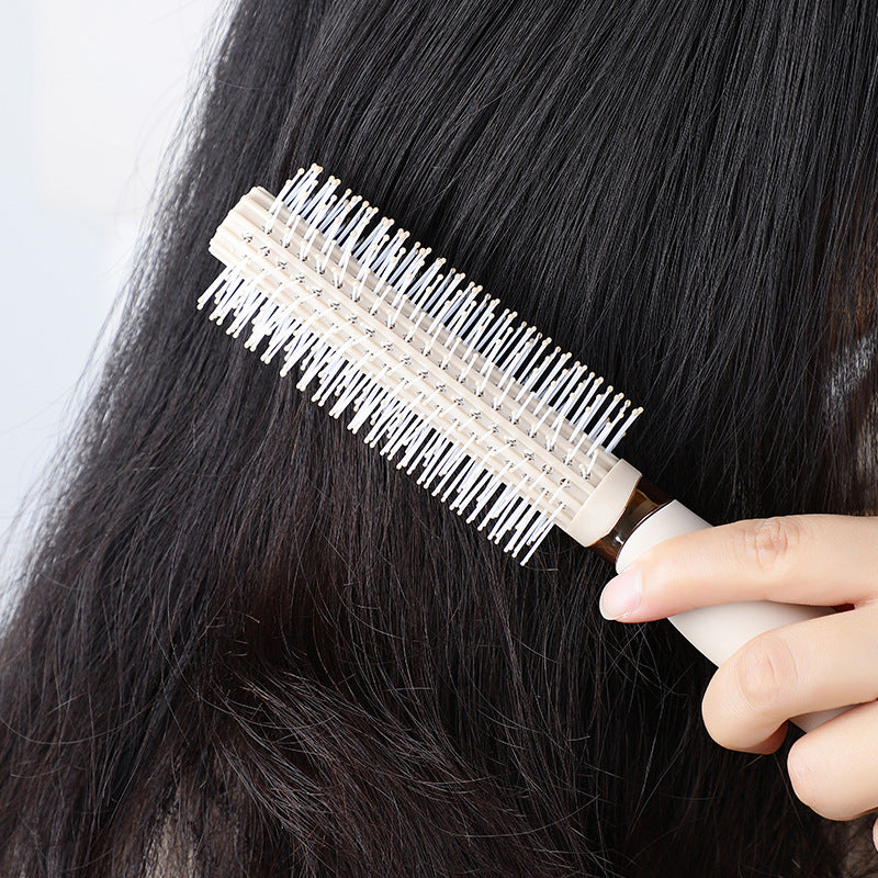 Close up of anti-static hair brush