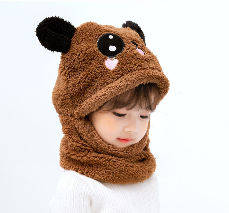 Colorful kids winter accessories