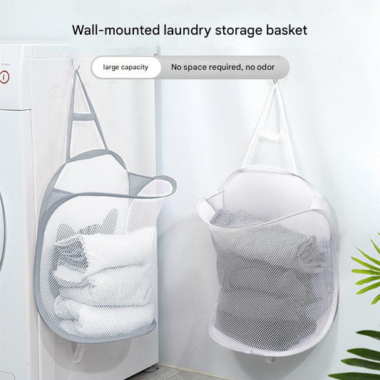 Modern laundry basket in compact size