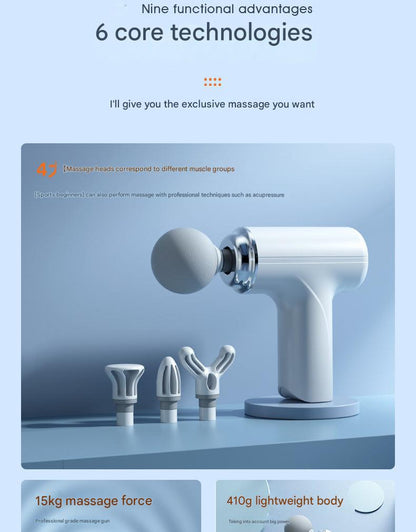 Various attachments for massage gun