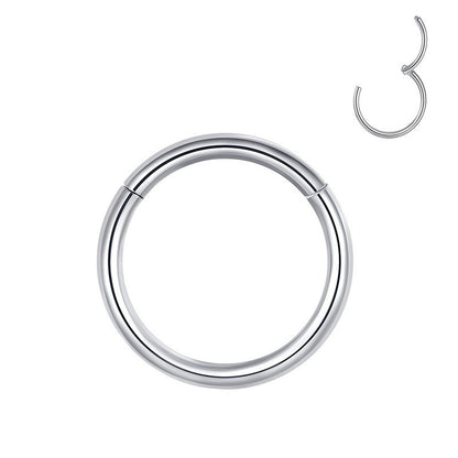 316L stainless steel nose ring in rose gold