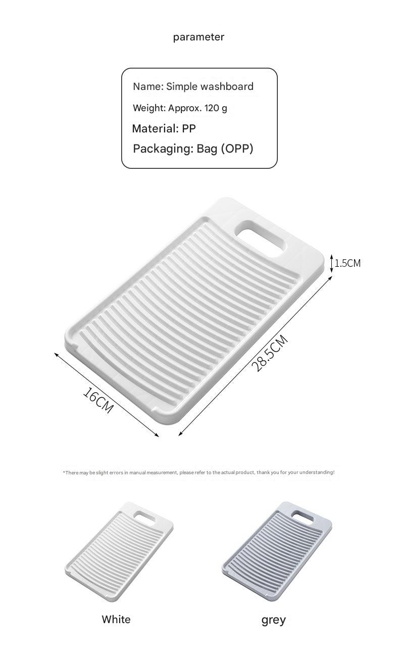 Multi-functional plastic laundry board