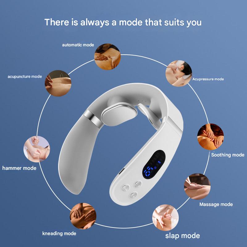 Neck Massager in Use