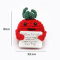 Tomato Red Cartoon Fine Print P Card (Pack of 1)