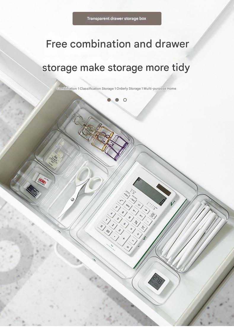 Stylish desk storage box for easy access