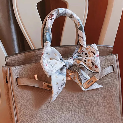 Autumn outfit featuring the tarot silk scarf - Image 9