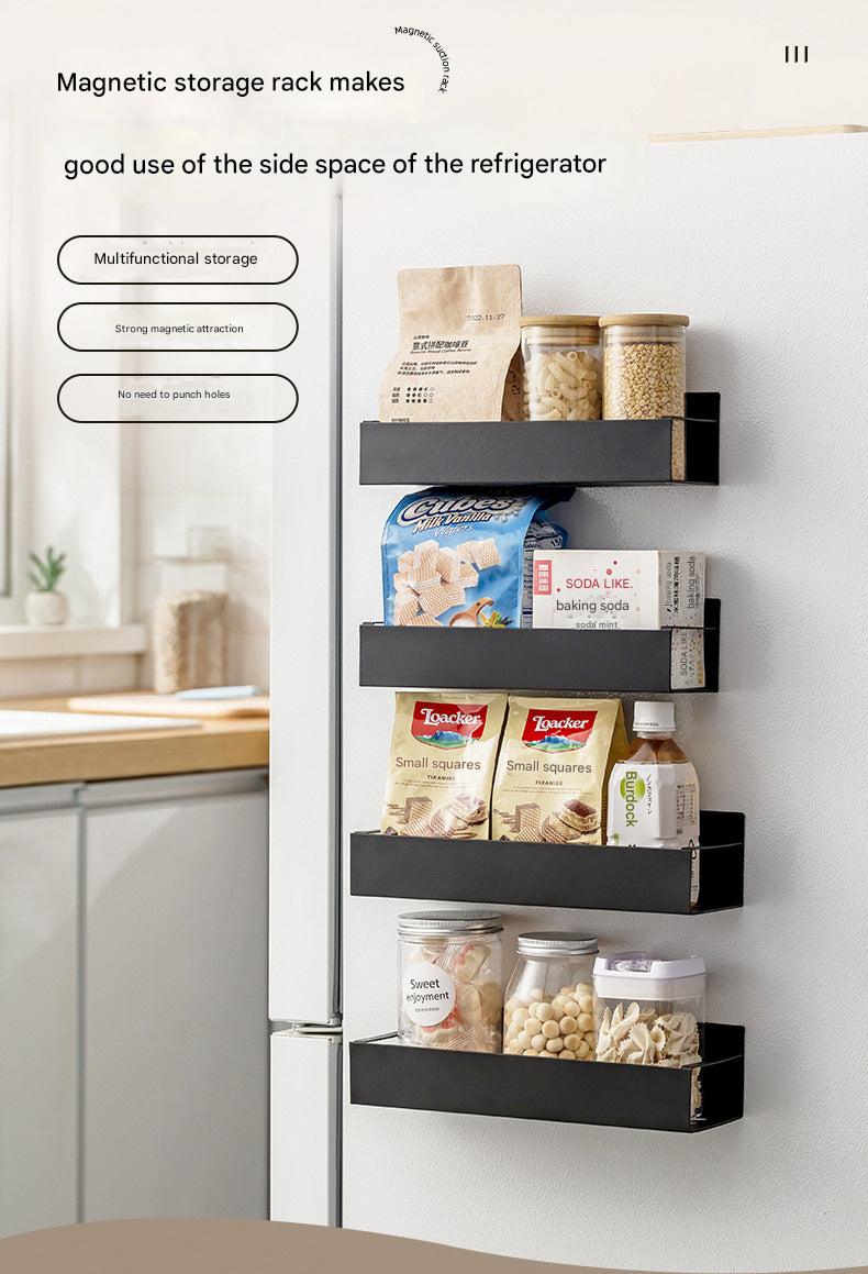 Organized kitchen with magnetic storage solution