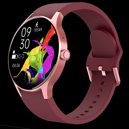 Smartwatch in pink and blue colors