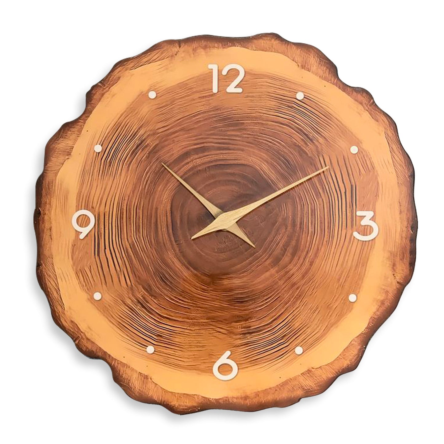 Elegant wood wall clock