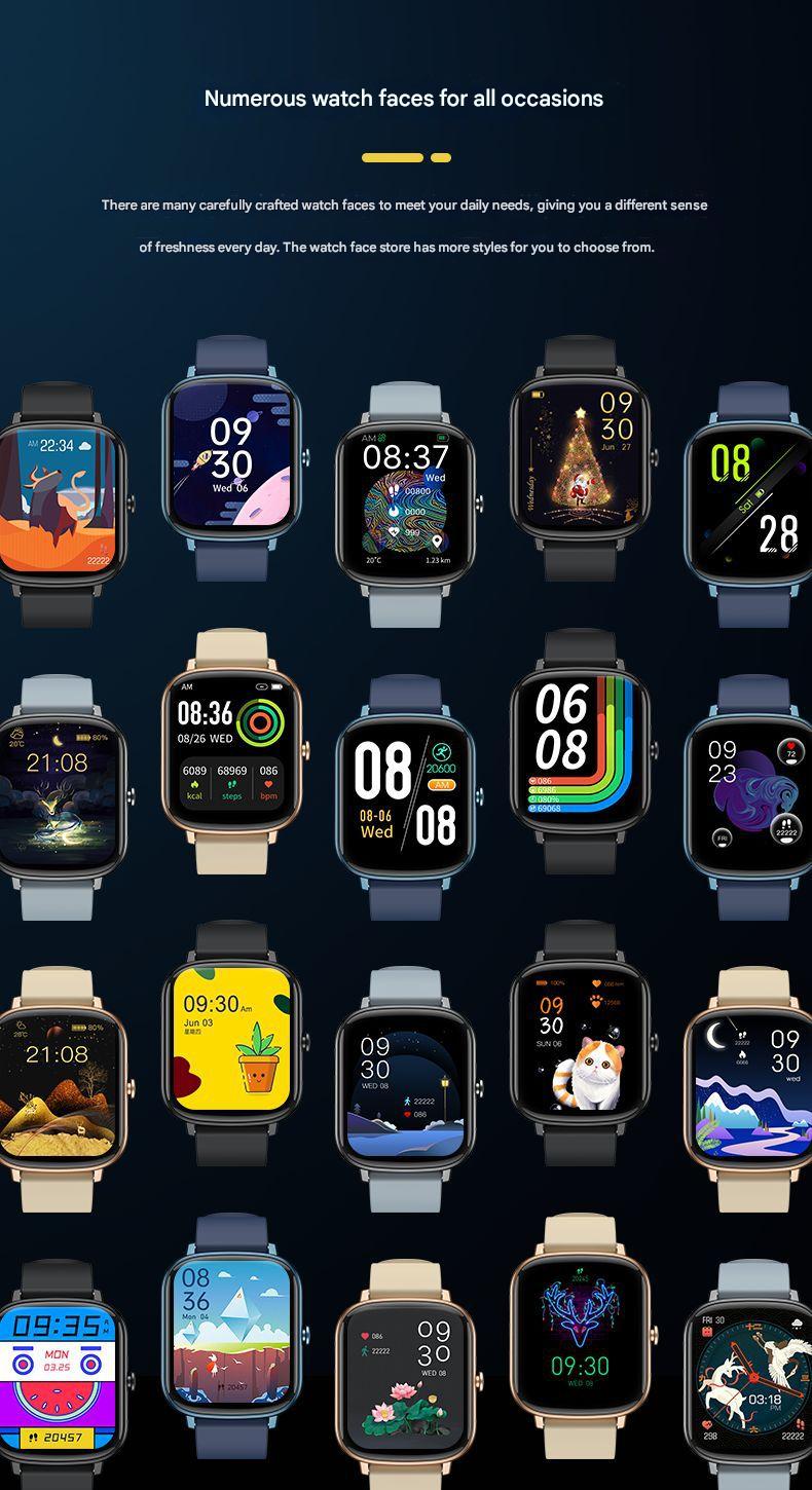 P55 Smartwatch health monitoring features
