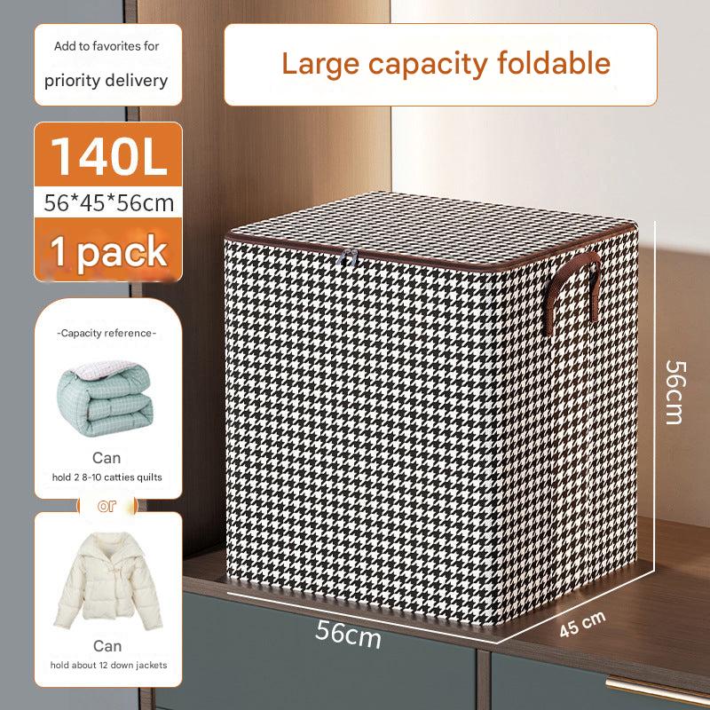 Cube-style storage bag for home organization