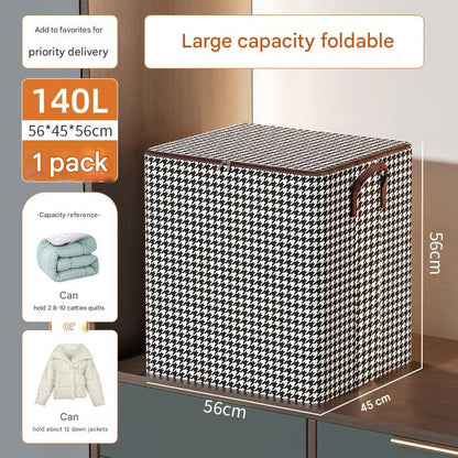 Cube-style storage bag for home organization