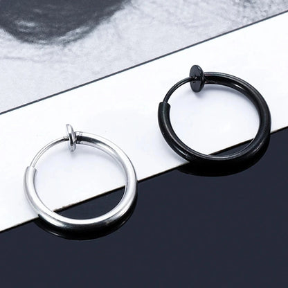 Geometric non-pierced earrings image 2