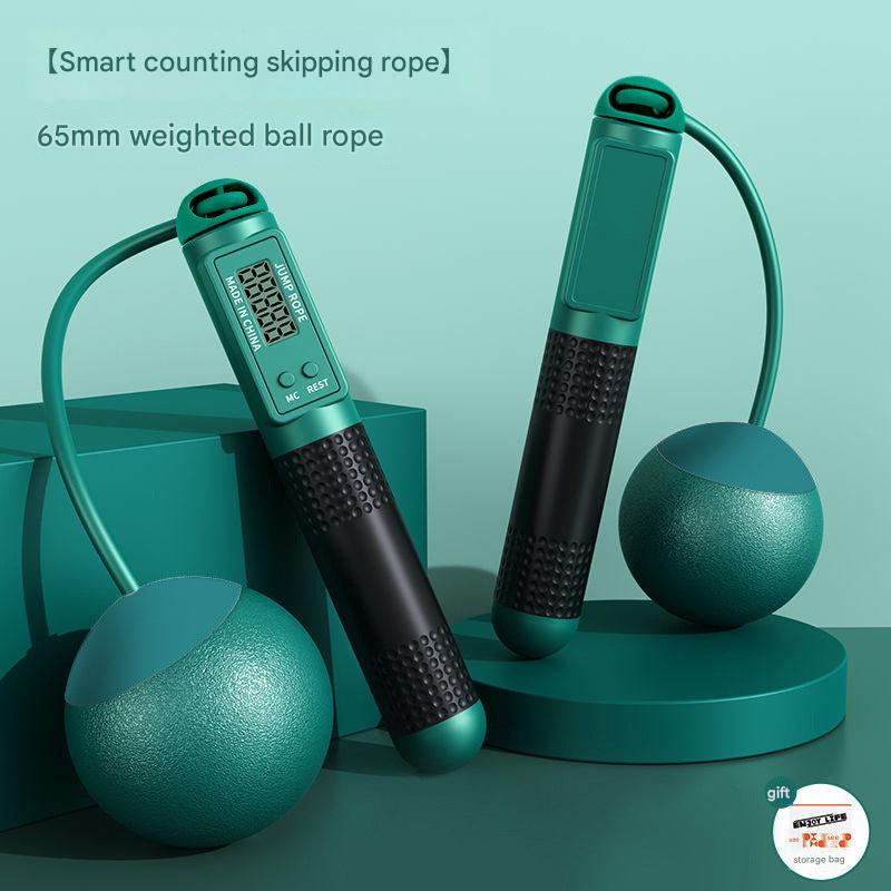 Smart Weighted Jump Rope Close-Up