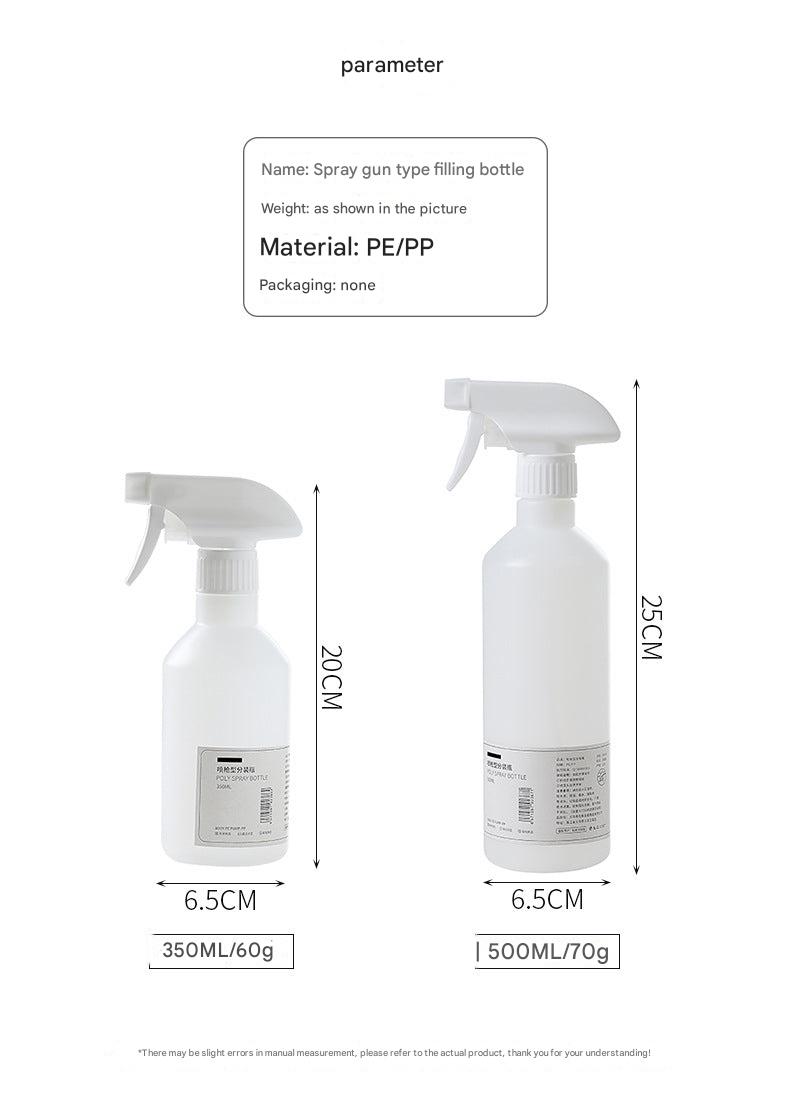 Alcohol spray bottle in use 2