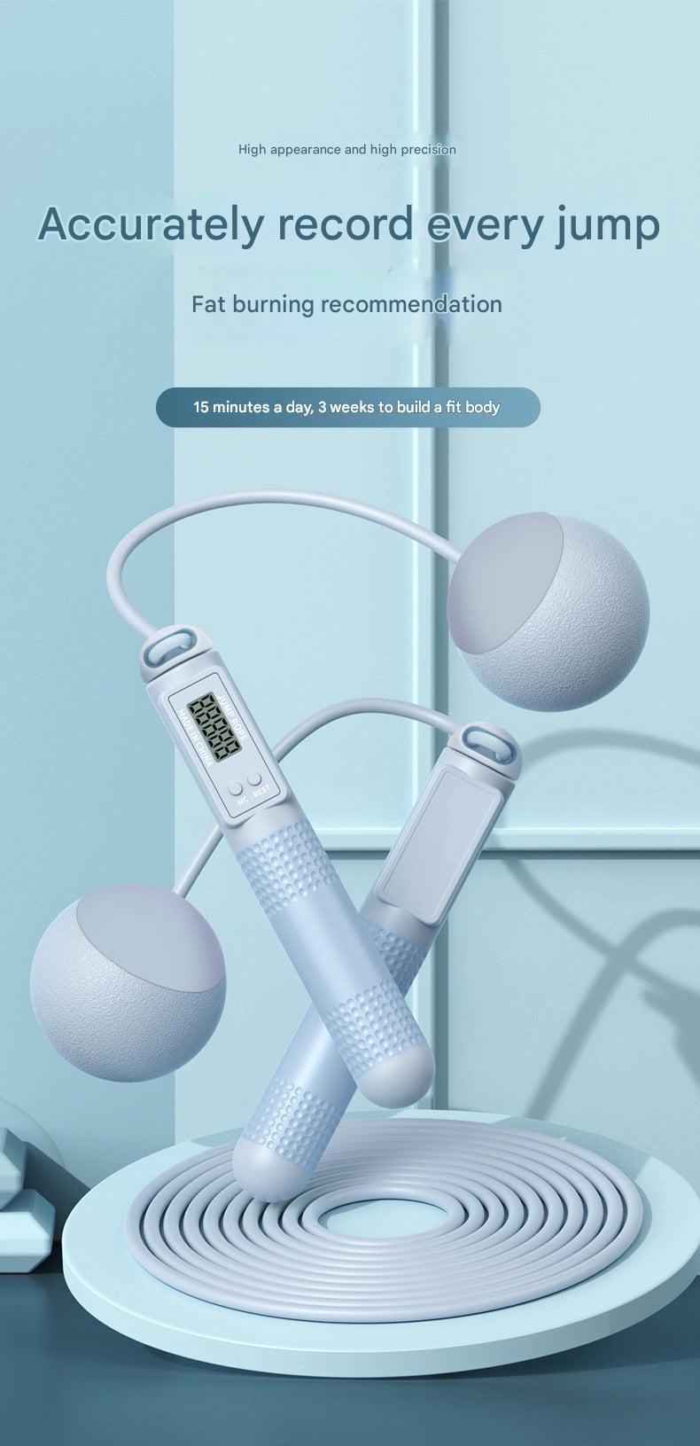 Smart Weighted Jump Rope Side View